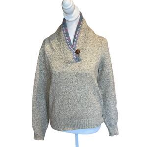 Vintage Cambridge Dry Goods Company Women’s Sweater Wool Blend Size M Mulitcolor